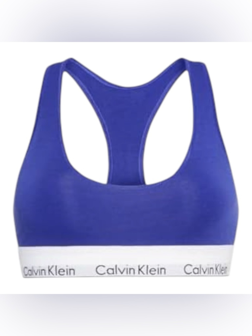 Calvin Klein Blue Sports Bra